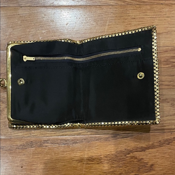 Whiting & Davis Vintage Gold Mesh Wallet / Change Purse - Picture 3 of 11